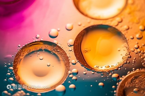 流淌的色彩 液體抽象背景中的視覺(jué)詩(shī)篇